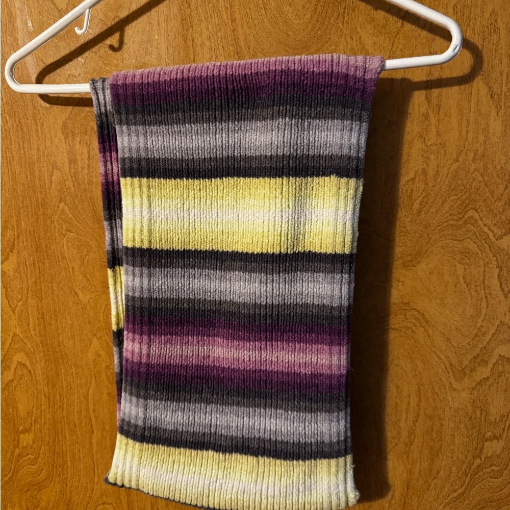 Merona Multicolor Striped Knit Scarf